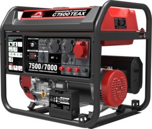 Генератор бензиновый  G7500TEAX (7,5кВт, 3ф, электростартер)